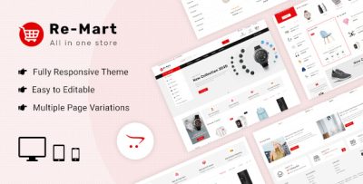 Remart - Multipurpose MarketPlace Opencart 3 Theme