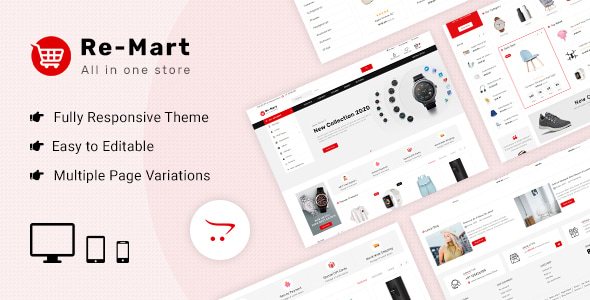 Remart - Multipurpose MarketPlace Opencart 3 Theme Remart - Multipurpose MarketPlace Opencart 3 Theme