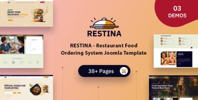 Restina - Joomla 6 Food & Restaurant Template