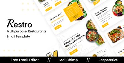 Restro - Multipurpose Responsive Email Template