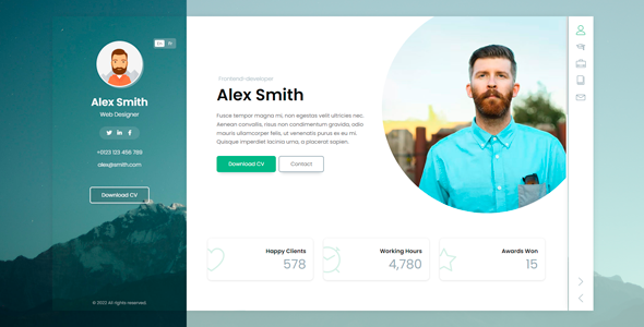 Resume/CV/vCard & Portfolio Resume/CV/vCard & Portfolio