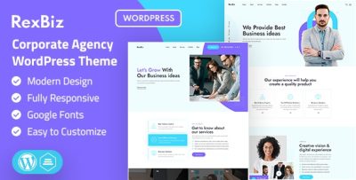 Rexbiz | Corporate Agency WordPress Theme