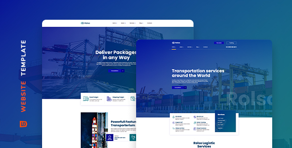 Rolso - Logistic Company Website Template Rolso - Logistic Company Website Template