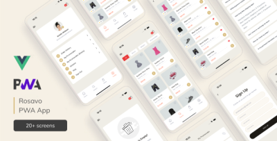 Rosavo - Vue 3 Fashion Store & eCommerce Template