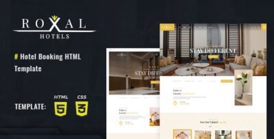 Roxal - responsive hotel booking HTML5 Template