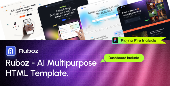 Ruboz - AI Multipurpose HTML Template Ruboz - AI Multipurpose HTML Template