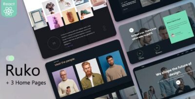 Ruko - React Creative Agency & Showcase Portfolio