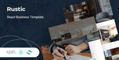 Rustic - React Business Template with Next JS