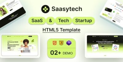 Saasytech - SaaS & Tech Startup HTML5 Template