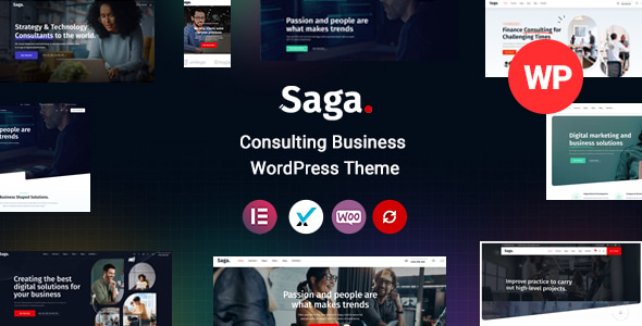 Saga - Business Consulting WordPress Theme Saga - Business Consulting WordPress Theme