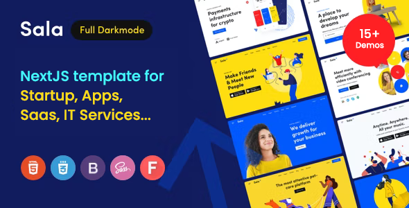 Sala - Startup & SaaS IT Services NextJS Template Sala - Startup & SaaS IT Services NextJS Template