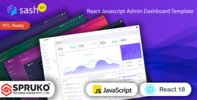 Sash - ReactJs Admin & Dashboard Template