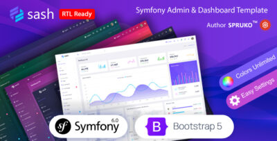 Sash - Symfony  Admin & Dashboard Template