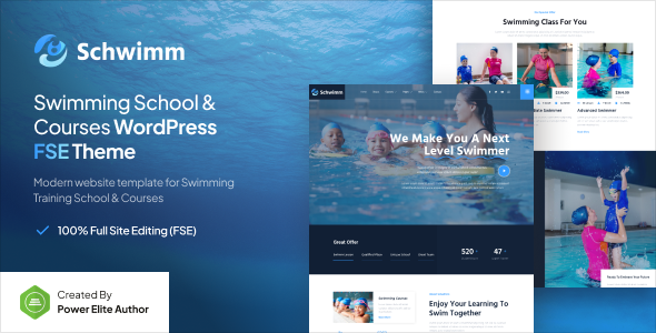 Schwimm - Swimming School & Course Gutenverse FSE WordPress Block Theme Schwimm - Swimming School & Course Gutenverse FSE WordPress Block Theme