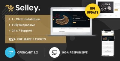 Selley Multipurpose - Responsive Opencart 3.0 Theme