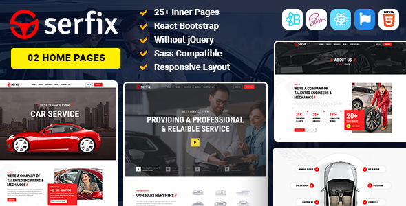 Serfix - Car Service & Car Repair Bootstrap 5 React Template Serfix - Car Service & Car Repair Bootstrap 5 React Template