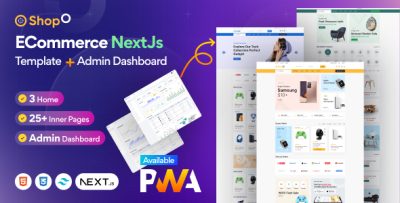 ShopO - Tailwind Nextjs eCommerce Template