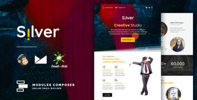 Silver - Responsive Email for Agencies, Startups & Creative Teams