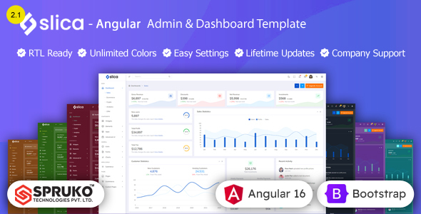 Slica – Angular Admin Dashboard Template Slica – Angular Admin Dashboard Template