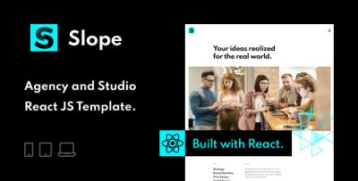Slope - Responsive Agency & Studio React JS Template