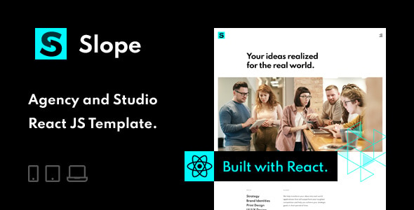 Slope - Responsive Agency & Studio React JS Template Slope - Responsive Agency & Studio React JS Template