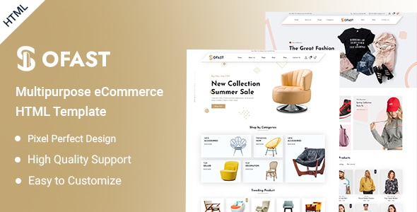 Sofast - Multipurpose eCommerce HTML Template Sofast - Multipurpose eCommerce HTML Template