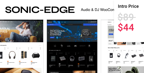 SonicEdge - Audio & DJ WooCommerce Theme SonicEdge - Audio & DJ WooCommerce Theme