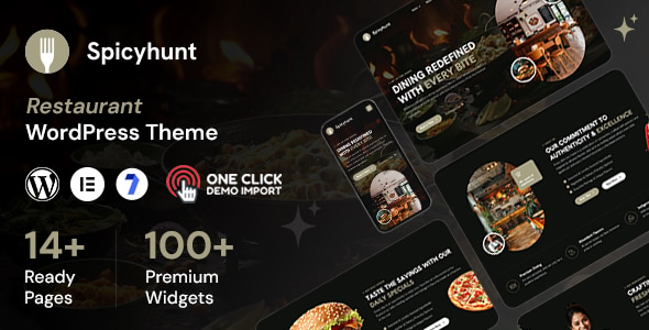 Spicyhunt - Food And Restaurant WordPress Themes Spicyhunt - Food And Restaurant WordPress Themes