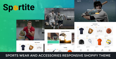 Sportite - Sports Wear And Accessories Responsive Shopify Theme