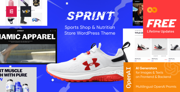 Sprint - Sports Shop & Nutrition Store WordPress Theme Sprint - Sports Shop & Nutrition Store WordPress Theme