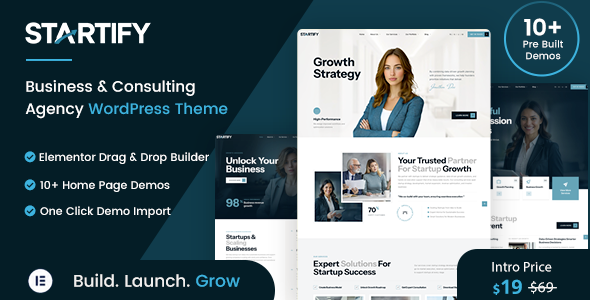 Startify - Business & Consulting Agency Elementor WordPress Theme Startify - Business & Consulting Agency Elementor WordPress Theme