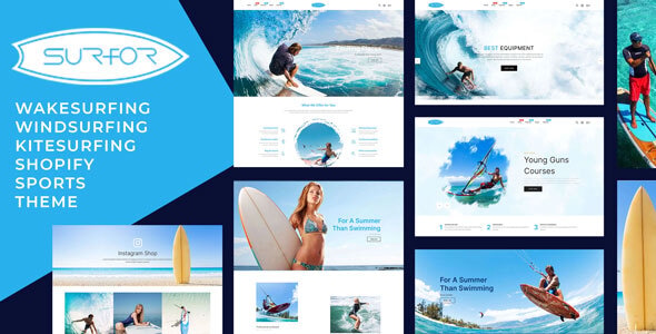 Surfor - Windsurfing Sports Responsive Shopify Theme Surfor - Windsurfing Sports Responsive Shopify Theme