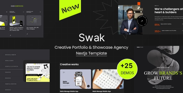 Swak - Creative Portfolio & Agency Nextjs Template Swak - Creative Portfolio & Agency Nextjs Template