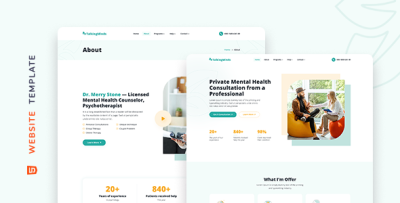 Talking Minds - Psychotherapist Website Template