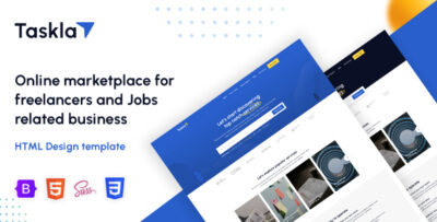 Tasklay - Freelancer marketplace HTML Template