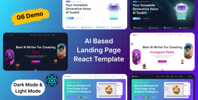 TechAI - AI Writer & Copywriting React NextJS Template