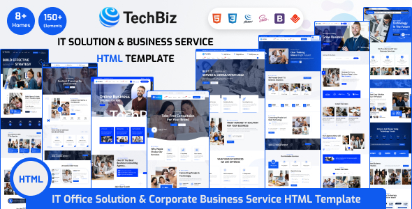Techbiz - IT Solution & Business Consulting Service HTML Template Techbiz - IT Solution & Business Consulting Service HTML Template