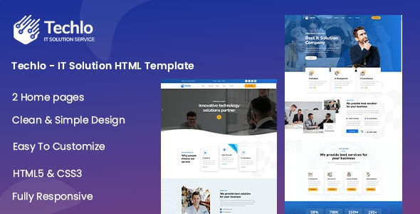 Techlo - It Solutions HTML Template Techlo - It Solutions HTML Template