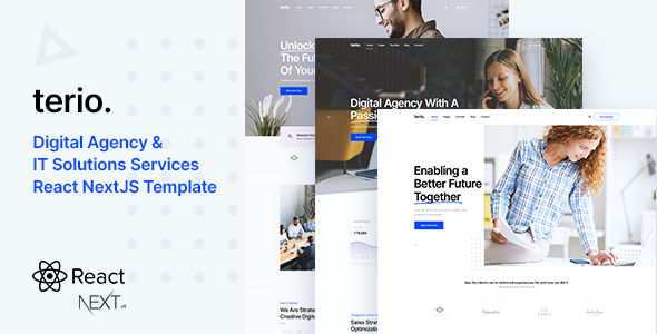 Terio - IT Company & Technology React NextJS Template Terio - IT Company & Technology React NextJS Template