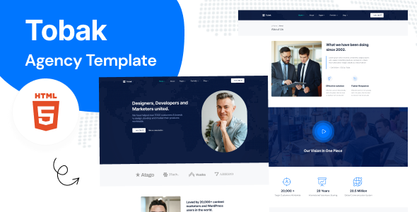 Tobak - Creative Business Agency HTML Template Tobak - Creative Business Agency HTML Template