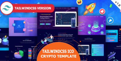 Tokyland - Tailwindcss ICO & Crypto Template