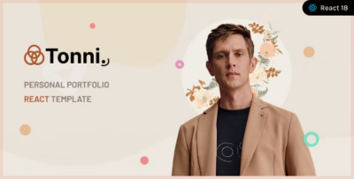 Tonni - Personal Portfolio React NextJs Template