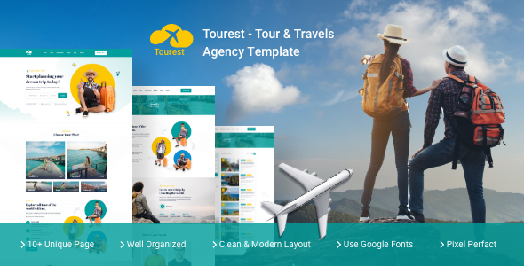 Tourest - Tour & Travels Agency Template Tourest - Tour & Travels Agency Template