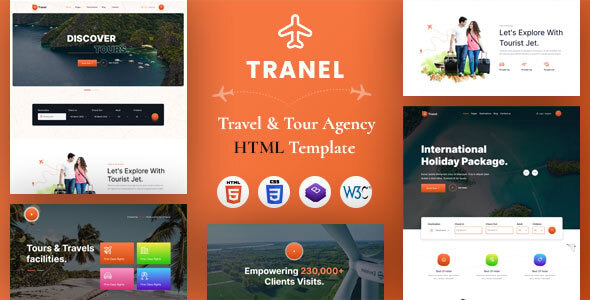 Tranel - Tour & Travel Agency HTML Template Tranel - Tour & Travel Agency HTML Template