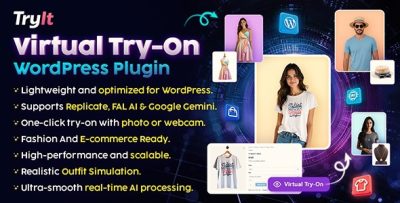 TRYIT - Virtual Try-On WooCommerce WordPress Plugin