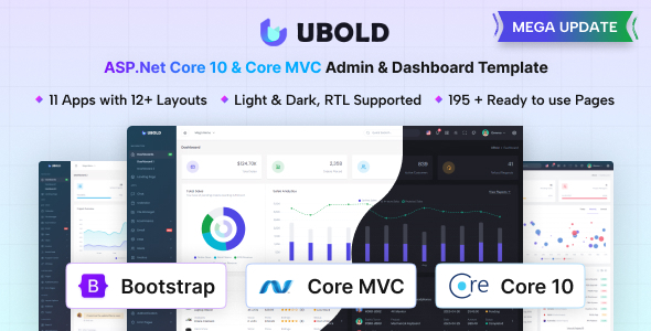 UBold - ASP.Net Core 10 & Core MVC Admin & Dashboard Template UBold - ASP.Net Core 10 & Core MVC Admin & Dashboard Template