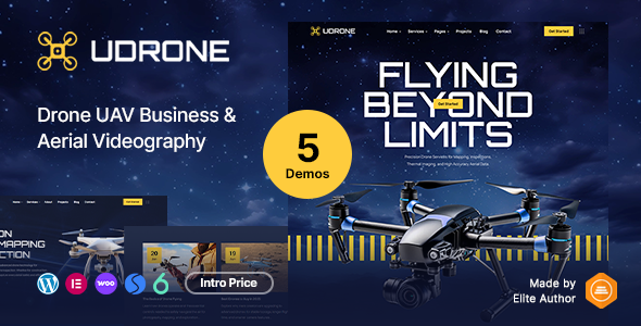 Udrone - Drone UAV Business & Aerial Videography WordPress Theme Udrone - Drone UAV Business & Aerial Videography WordPress Theme