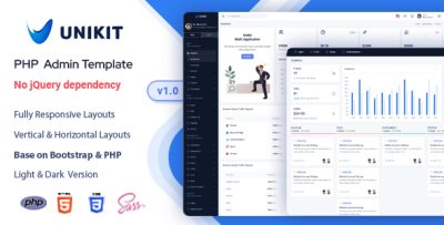 Unikit - PHP Admin & Dashboard Template