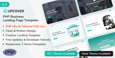 Upcover - PHP Business Landing Page Template