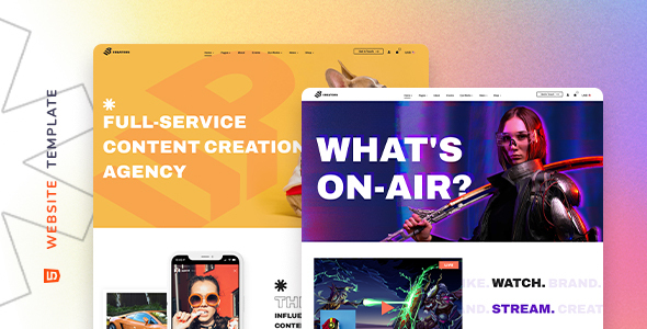 UpCreators – Website Template for Digital Creators UpCreators – Website Template for Digital Creators
